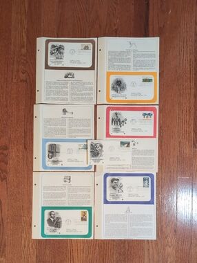 USPS April - July 1983 USPS First Day Cover Stamp Letter + Inserts